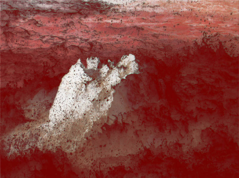 Franziska Rutishauser, Fotografie: Rising No. 1, 2015, Leuchtkasten, 34x45cm