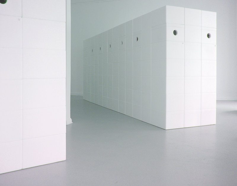 Franziska Rutishauser, vue d`exposition: White Cubes update12- Galerie VBK, Berlin, 2012, ©Franziska Rutishauser